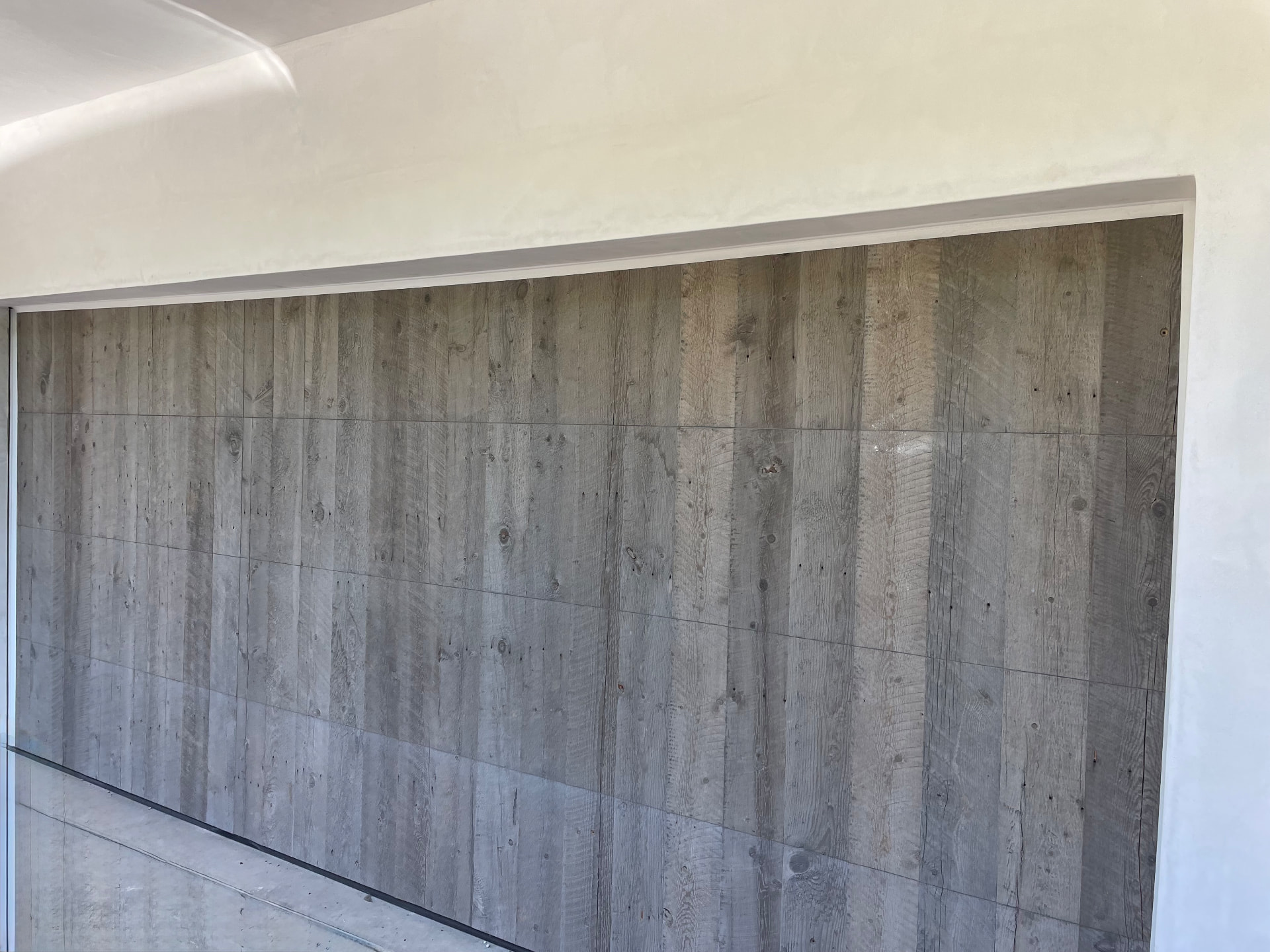 GD-27 — Aged Reclaimed Wood Garage Door