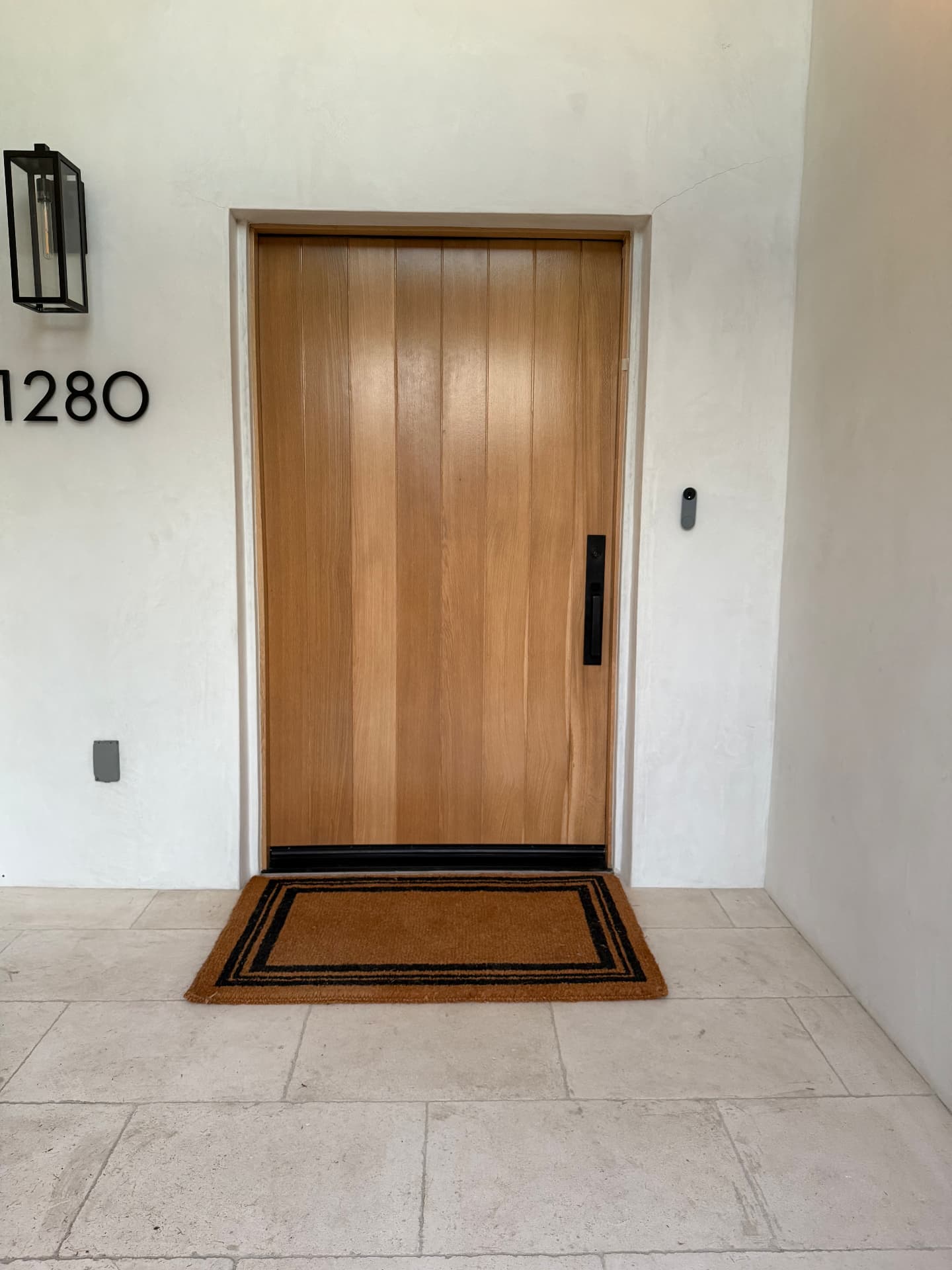 ED-06 — White Oak Plank Entry Door