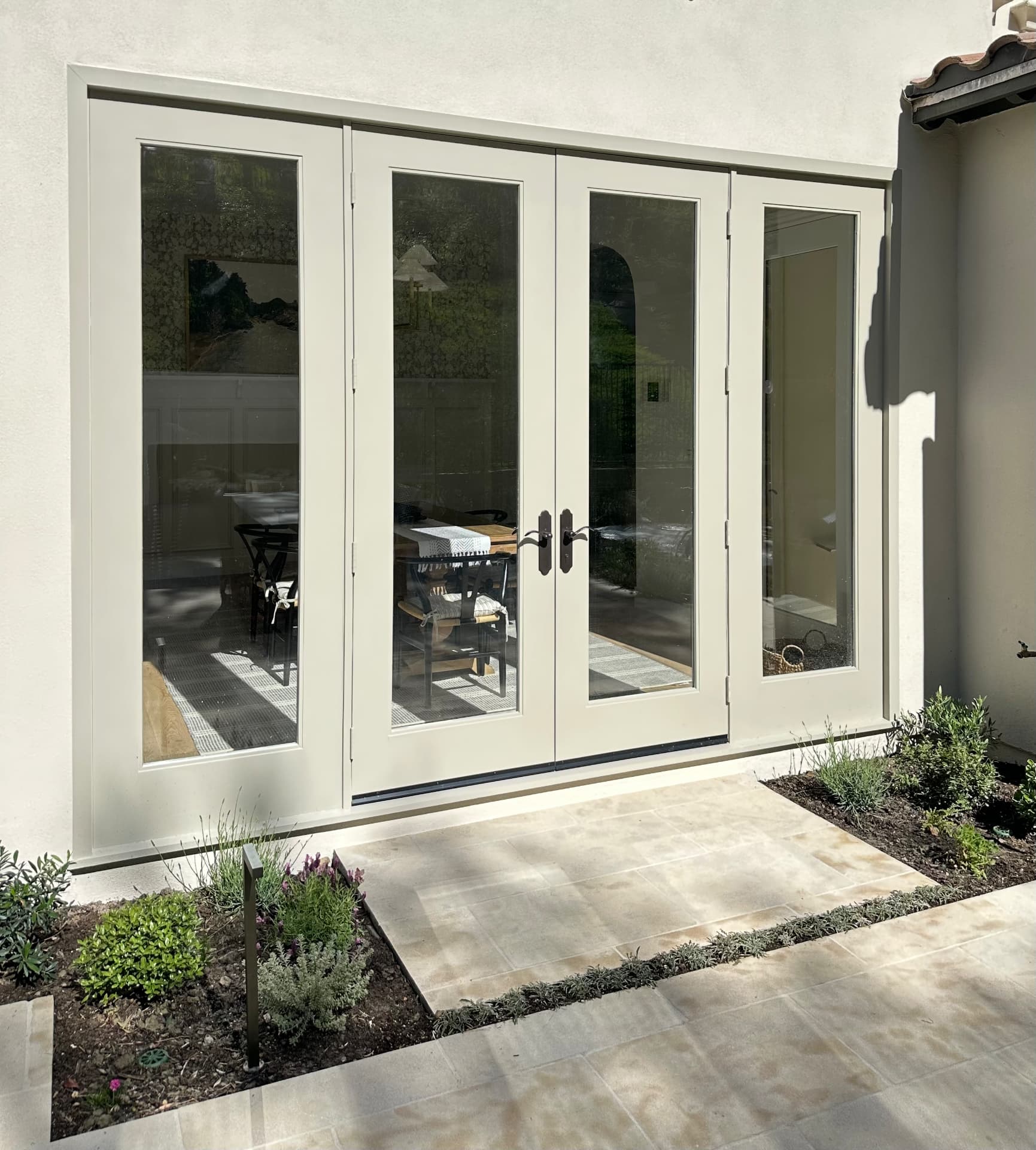 ED-18 — Paint Grade French Doors with Side Lites