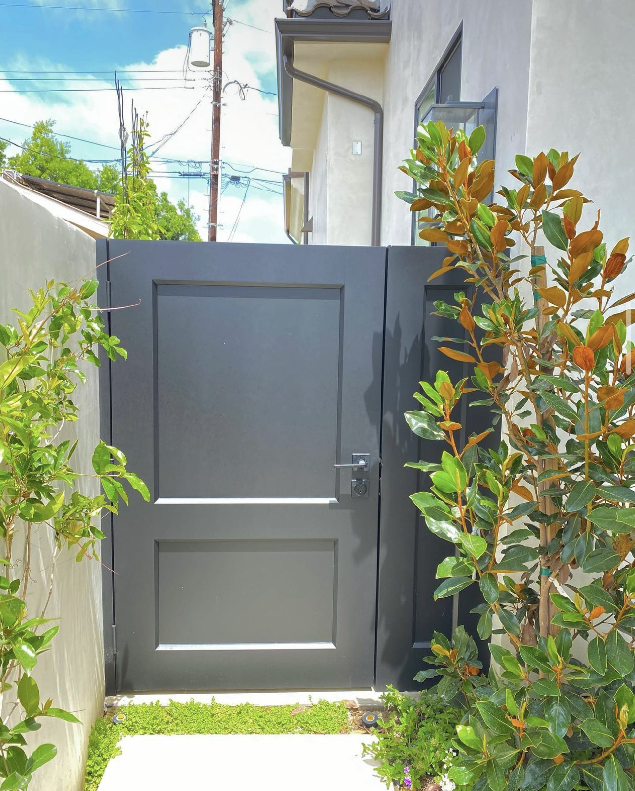 PG-12 — Paint Grade Gate with Fixed Panel