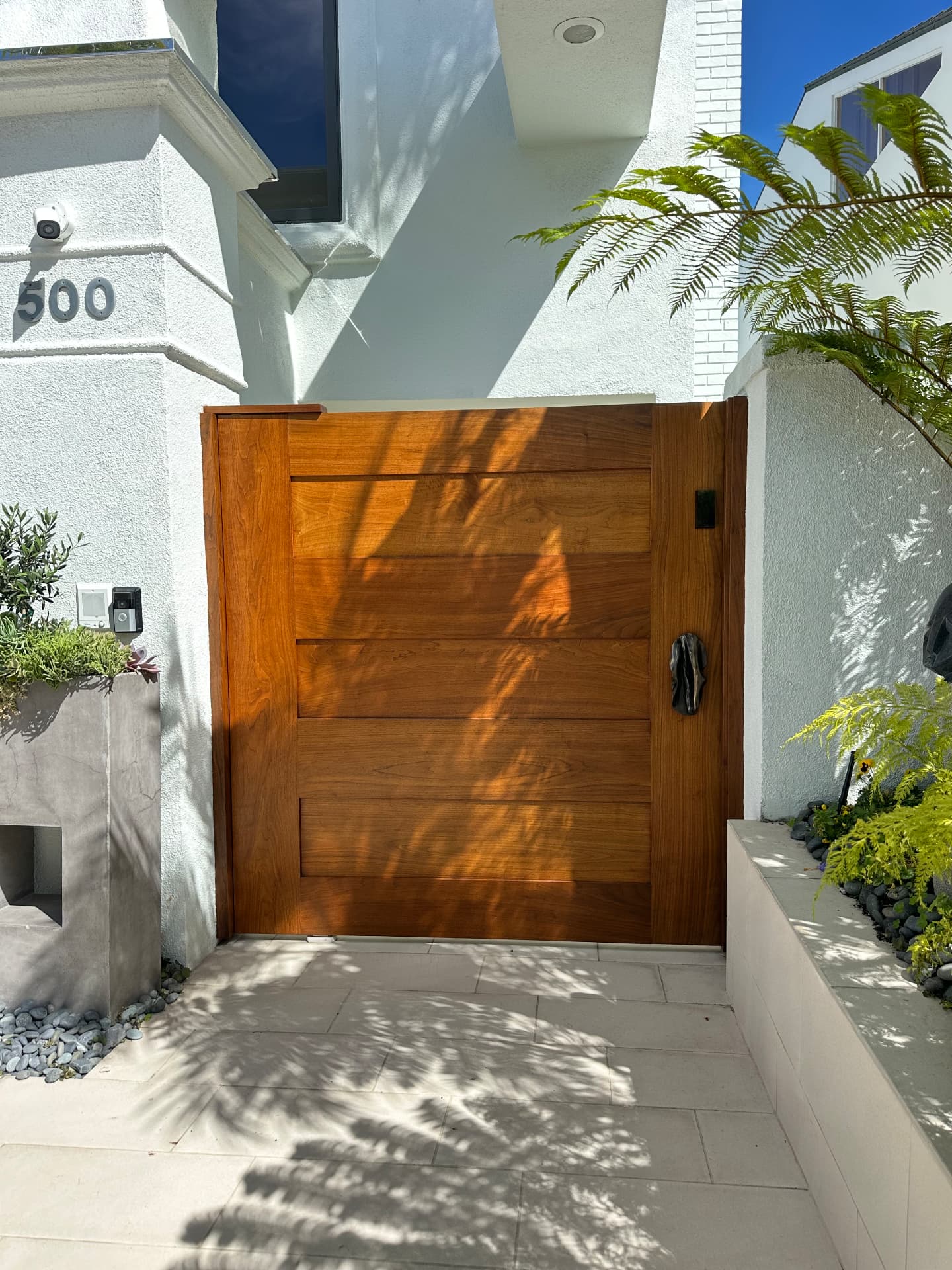 PG-06 — Custom Walnut Pivot Gate
