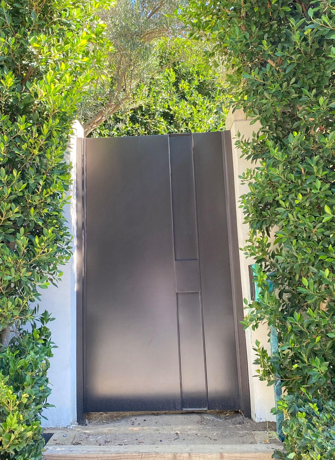 PG-18 — Powder Coated Modern Steel Gate