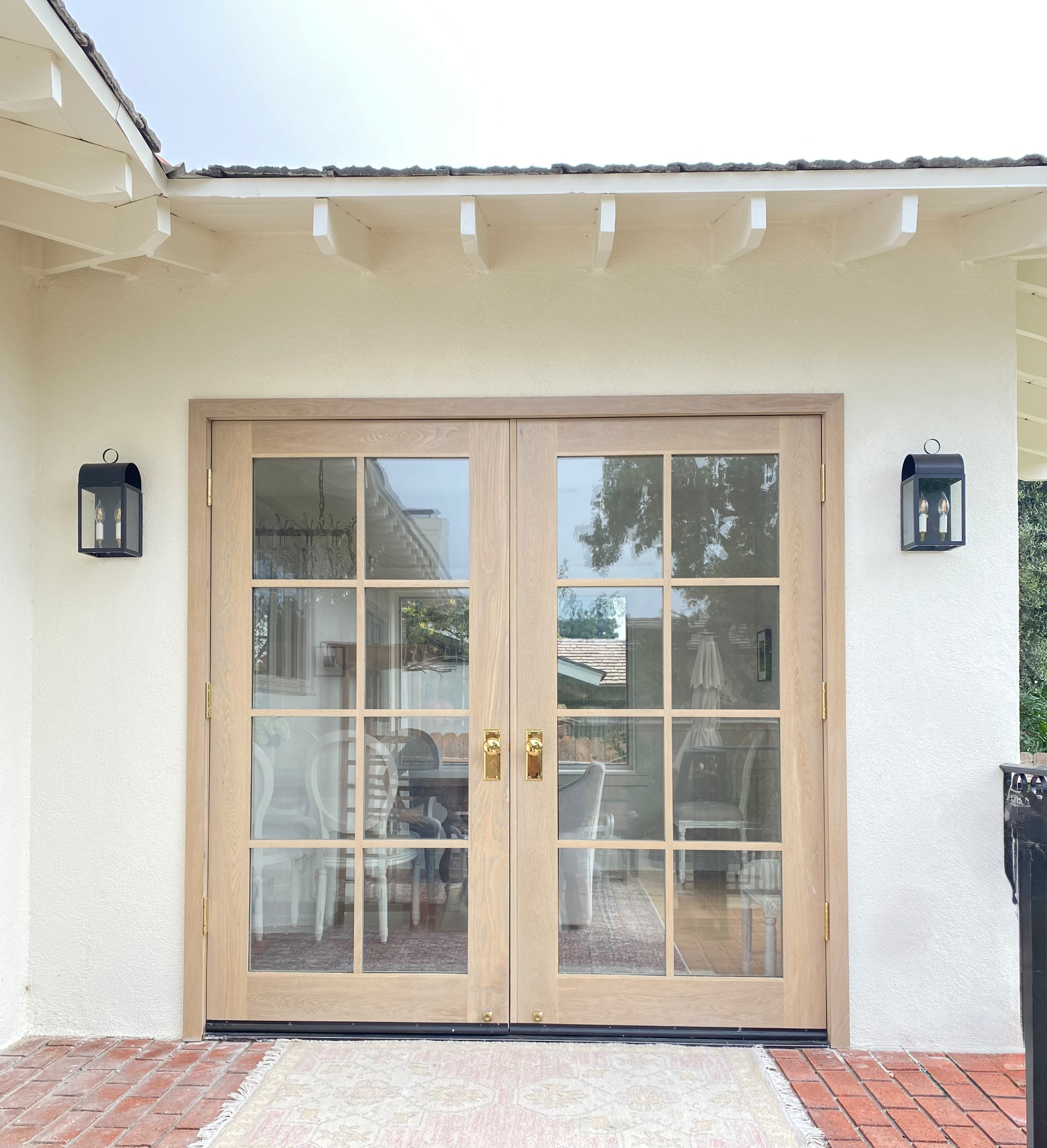 ED-12 — White Oak French Patio Doors