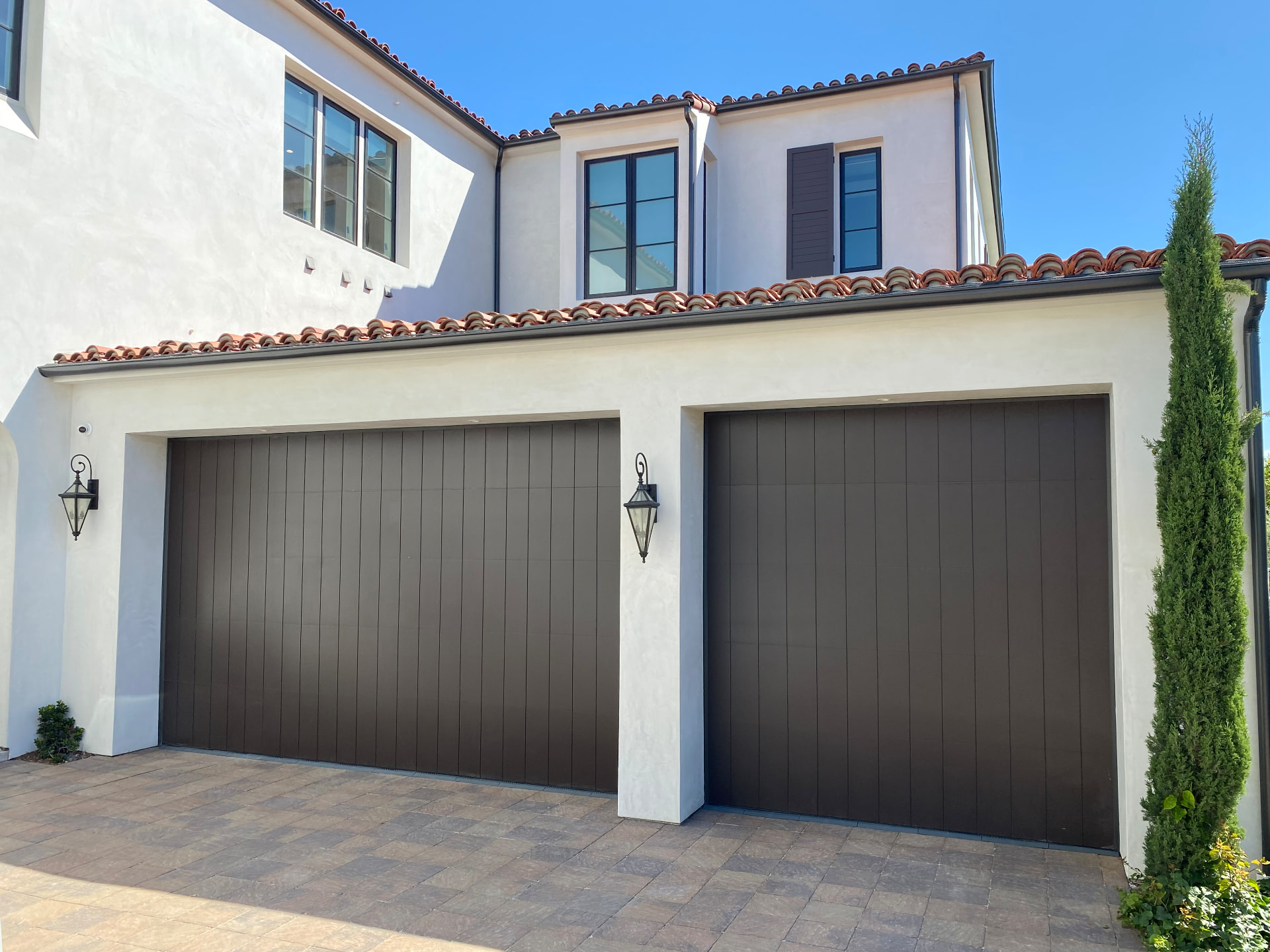 GD-20 — Paint Grade Garage Doors with Vertical Planks