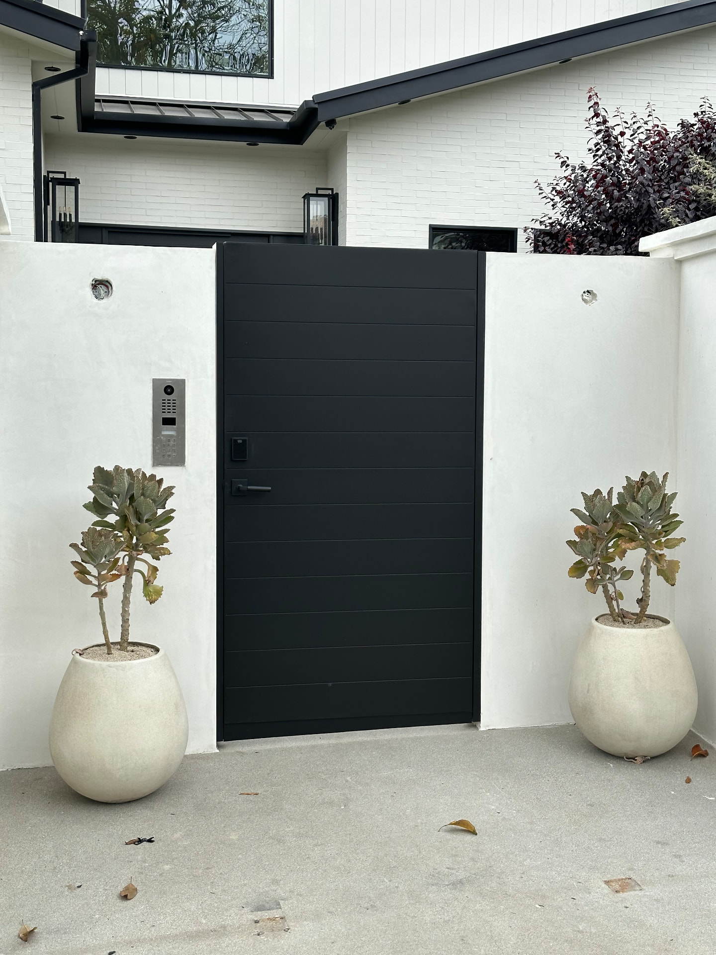 PG-15 — Modern Black Entry Gate