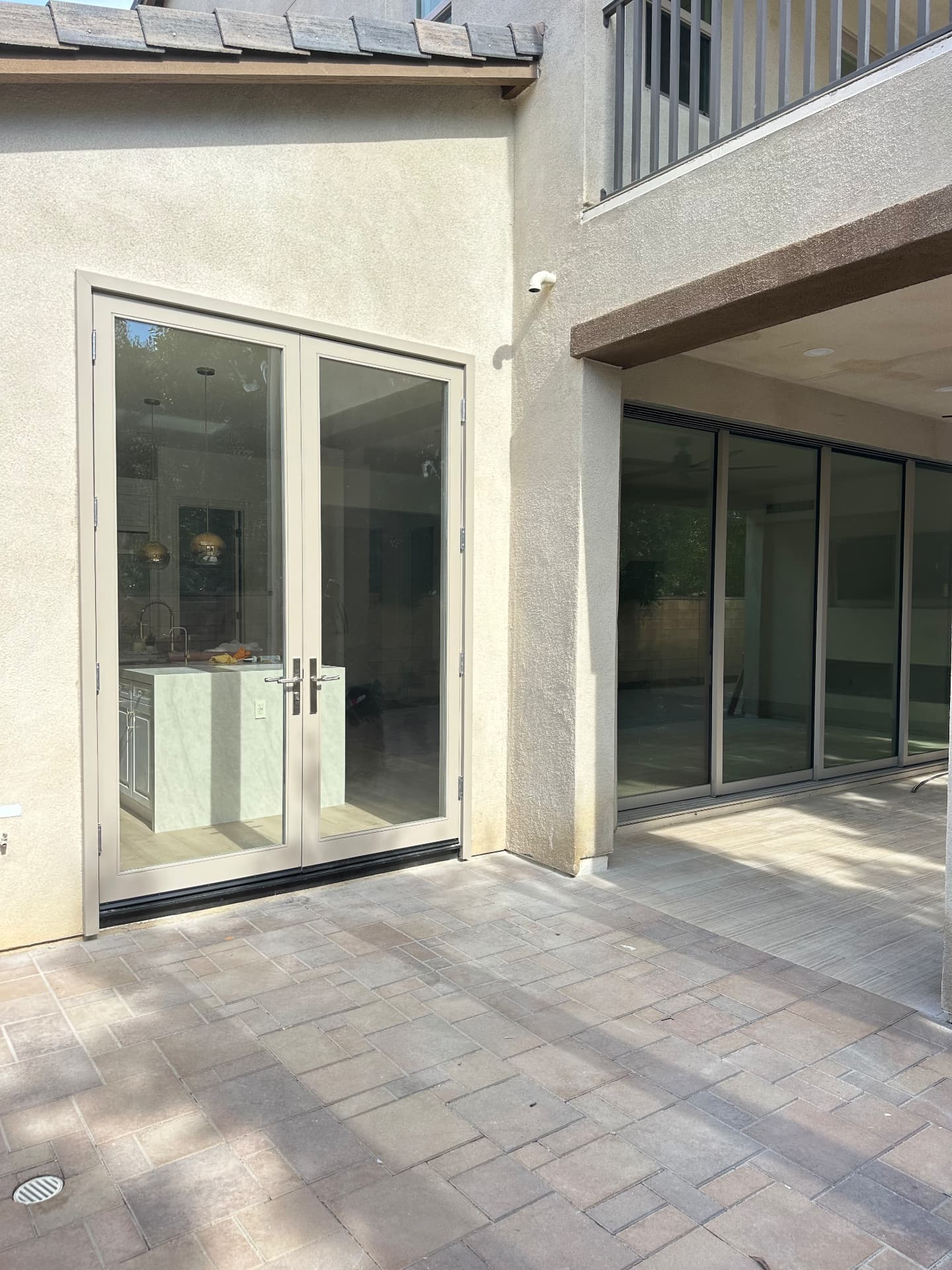 ED-17 — Painted French Patio Doors — Exterior & Interior